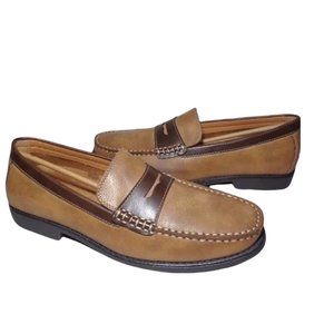 NEW IZOD Edmund2 Style 9M Dark Tan/Dark Brown Men's Shoes